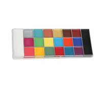 Bonbela Aceite de pintura facial y corporal de 20 colores, alta saturación, seguro, hipoalergénico, resistente al agua, pintura facial, maquillaje para fiestas, espectáculos, cosplay