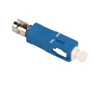 Bonbela Adaptador SC Macho a ST Hembra, Acoplador de Conector de Fibra óptica de Baja Pérdida con Funda de Cerámica para Red de Comunicación de Marco de Distribución de Fibra óptica