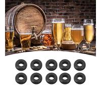 Bonbela Anillo de Ojal de Esclusa de Aire para Tapa de Fermentador, | Construcción de Plástico, Se Adapta a Tapas de Fermentador Homebrew de 15 L a 60 L, Uso con Esclusa de Aire para