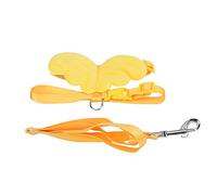 Bonbela Arnés Ajustable para Mascotas Correa para Patos Pollos Gansos Patos Correa Cuerda Cuerda de Tracción Arnés para Caminar con Material de Nailon para Entrenamiento par (S)
