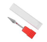 Bonbela Bas de Taladro de Manicura de Arte de Uñas de Acero de Tungsteno, Cabezal de Molienda de Alta Eficiencia para Pedicura Eléctrica, Adecuado para Uñas, Vidrio, Metal, (Etiqueta roja)