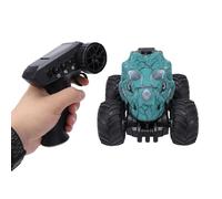 Bonbela Coche de Juguete RC de 2,4G, Coche Acrobático con Control Remoto, Giros de 360 Grados, Rociador de Niebla, Luces LED 4WD, Control de hasta 70m para Niños y Niñas Mayores