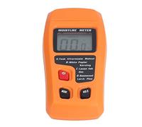 Bonbela Contador de Humor de Madera Alta Regla 4 Modo de Construcción Médica Materiales de Construcción en Naranja Detector de Humedad para Cartones de Papel