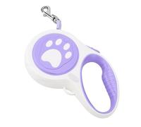 Bonbela Correa Retráctil Automática para Perros, Correa Telescópica para Mascotas con Agarre Cómodo para Perros Pequeños y Medianos Que Caminan Al Aire Libre (Púrpura)
