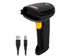 Bonbela Datalogic QuickScan Print Qr 21x11x9 Inalámbrico 4.0 Amp USB 3.0 Escáner de Código de Barras con Cable, Barra de Inventario Portátil Re