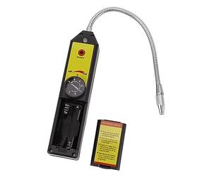Bonbela Detector de Fugas de Refrigerante Halógeno, Probador de Fugas de CA de Funcionamiento con un Botón con Sensibilidad de 6 Gr/año para Uso Comercial Doméstico