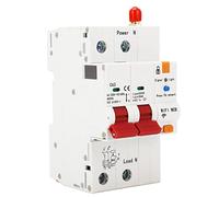 Bonbela Disyuntor Inteligente WIFI AC230V 63A 2P Protección contra Fugas a Tierra Control Remoto con Bloqueo de Seguridad e Interruptor de Temporizador para el Hogar, Oficina, Escuela,