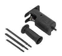 Bonbela Jig Jig Saw Wired 16 × 11 × 6 Kit de Conexión de Sierra de Pistón, Sierra de Pistón para el Taladro Inalámbrico para de Rompecabezas de Madera de Metal para de
