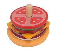 Bonbela Juego de Cocina de Comida Rápida Juego de Juguete Play Play Play Composite Wood Kids Toys para Habilidades Motoras de Desarrollo Temprano con Colores Vibrantes Diseño (Tipo 4)