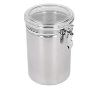 Bonbela Lata Sellada de Acero Inoxidable, Recipiente Hermético para Almacenamiento de Alimentos para Cocina con Material de Acero Inoxidable, Ideal para Sobras, Refrigerios, café, té, (Extra Grande