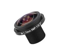 Bonbela Lente de cámara de seguridad ojo de pez de 5 MP, gran angular de 185°, longitud focal de 1,7 mm con apertura F2.0 para cámaras de vigilancia CCTV