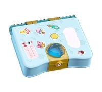 Bonbela Libro sorpresa mágica para niñas, caja sorpresa, libro de defensa secreta, joyas, diario de escenario, libro mágico de princesas (azul)