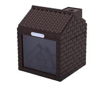 Bonbela Mini Humidificador de Niebla Fría para Chimenea, Luz de Llama Realista con Apagado Automático, Tanque de Agua de 200 Ml, Alimentado por USB, para Dormitorio, Oficina y Viajes