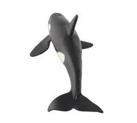 Bonbela Modelo de Ballena Asesina, Juguete de Animal Marino de PVC Pintado a Mano con Textura Clara, para Educación Infantil y Decoración del Hogar