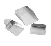 Bonbela Pala para Joyería de 3 Uds, Herramientas de Pala de Acero Inoxidable para Cuentas, Perlas, Gemas, con de Placa y Diseño sin