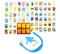 Bonbela ¿Qué soy yo? Aprender inglés para juegos de mesa preguntas rápidas imagen adivinar juegos familiares para