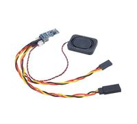 Bonbela Simulador de Sonido de Motor de Coche RC, Módulo Simulado de Motor de Sonido de Coche con Control Remoto para Camiones Trepadores RC a Escala 1/28 1/24 /18