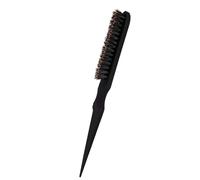 Bonbela Teasing Back Peluquería Cepillo Peinar Peine de de Plástico Largo y Corto Herramientas de Peluquería (Negro)