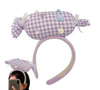 Bonbonstadbänder für Mädchen - 3D süße Süßigkeiten Haarbandzubehör | Komfortabler HaarReihe für Kinder, Teenager, Freunde, Mode -Outfits, Partykostüme, Weihnachten, Halloween, Feiertagkleid, täglichen