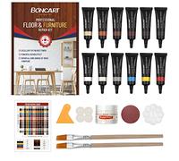BONCART Kit de reparación de suelos de madera, restaurador de tu mesa de madera, armario, chapa, puerta y mesita de noche, instrucciones súper fáciles que combinan con cualquier color, restaura