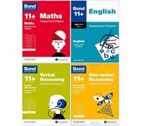 Bond 11+: Documentos de evaluación, 5-6 años Paquete: Inglés, Matemáticas, Razonamiento no verbal, Razonamiento verbal