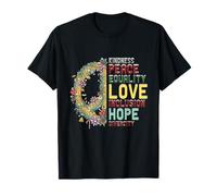 Bondad Paz Amor Igualdad Justicia Social Navidad Camiseta