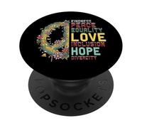 Bondad Paz Amor Igualdad Justicia Social Navidad PopSockets PopGrip Adhesivo