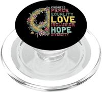 Bondad Paz Amor Igualdad Justicia Social Navidad PopSockets PopGrip para MagSafe