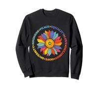 Bondad Paz Igualdad Amor Esperanza Diversidad Derechos Humanos Sudadera