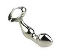 Bondage Masters Masajeador de próstata, tapón anal de acero, juguete sexual masculino