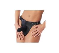 Bondage Play Arnés Ajustable con Dildo de Silicona de 17 cm - 256 gr