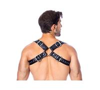 Bondage Play Arnés Ajustable de Cuero - 100 gr