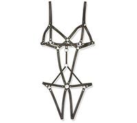 Bondage Play Arnés Ajustable de Cuero - 120 gr