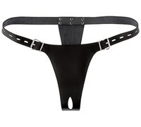 Bondage Play Arnés de Castidad de Cuero Ajustable - 205 gr