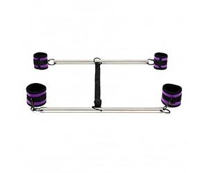 Bondage Play Barra Ajustable para Brazos y Piernas Color Púrpura - 100 gr