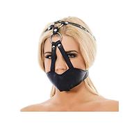 Bondage Play Bozal de Cuero Ajustable - 100 gr