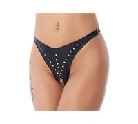 Bondage Play Braguitas Abiertas con Tachuelas Talla Única - 100 gr