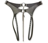 Bondage Play Braguitas de Castidad Cuero Ajustable - 100 gr