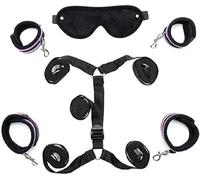 Rimba Correas de restricción para la cama Bondage Play Púrpura - 100 gr