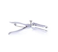 Bondage Play Espéculo Anal con 2 Cucharas Cromo-Plateado - 115 gr