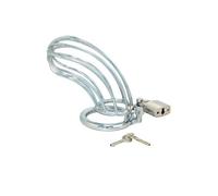 Bondage Play Jaula de Castidad Metálica con Candado - 100 gr