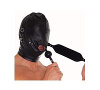 Bondage Play Máscara Cuero Ajustable - 80 gr