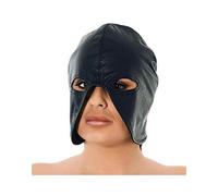 Bondage Play Máscara Media Cabeza Cuero Ajustable - 100 gr