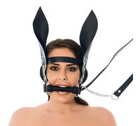 Bondage Play Mordaza Forma Bocado Caballo y Orejas - 112 gr