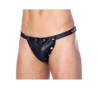 Bondage Play Panty Masculino de Cuero Talla Única - 110 gr