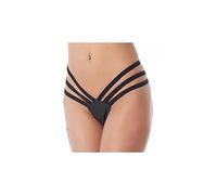 Rimba Tanga de cuero Bondage Play Negro Talla Única 100 gr