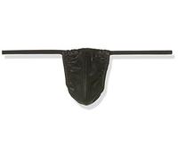 Bondage Play Tanga de Cuero Ajustable Talla Única - 110 gr
