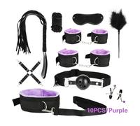 Bondage Set Productos sexuales SM, kits de BDSM, equipo de Bondage, juguetes sexuales para mujeres, Collar, látigo, juguetes eróticos, juegos sexuales, esposas, juguetes sexuales
