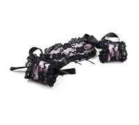 BONDAGERIE - Kit con encaje, máscara de ojos y mànète, Rosa