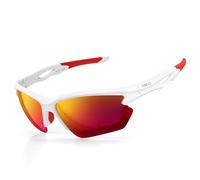 BONDDI Gafas de Sol Deportivas, Gafas de Sol Deportivas Polarizadas para Hombre y Mujer, Protección UV400, Montura TR90 Ligera y Envolvente para Ciclismo Pesca Golf Running Conducción Esquí Senderismo